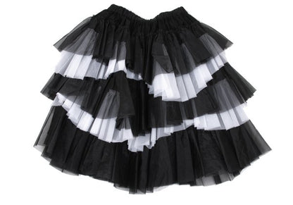 COMME des GARCONS 22AW Nylon Ruffle Skirt Black Size XS