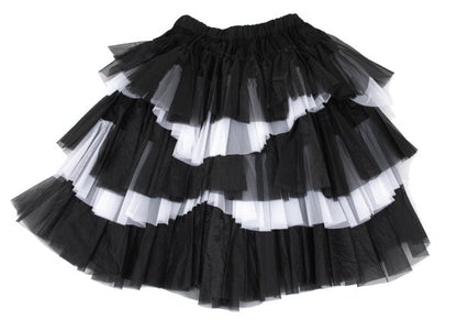 COMME des GARCONS 22AW Nylon Ruffle Skirt Black Size XS
