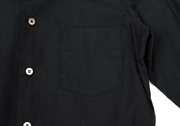 tricot COMME des GARCONS Cotton Raw Edge Blouse Black Size S