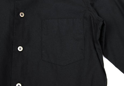 tricot COMME des GARCONS Cotton Raw Edge Blouse Black Size S