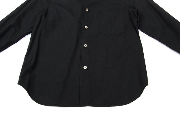 tricot COMME des GARCONS Cotton Raw Edge Blouse Black Size S