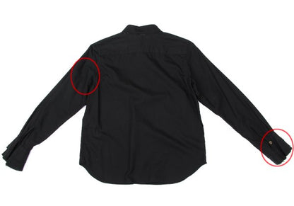 tricot COMME des GARCONS Cotton Raw Edge Blouse Black Size S