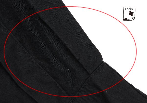 tricot COMME des GARCONS Cotton Raw Edge Blouse Black Size S