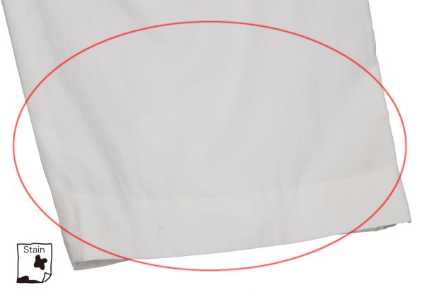 ISSEY MIYAKE MEN Cotton Tuck Design Pants Off-White Size S