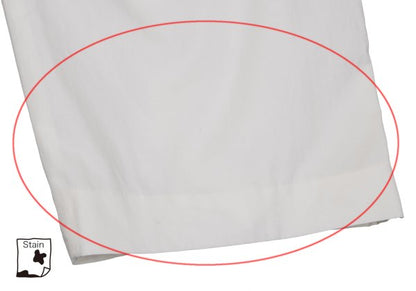 ISSEY MIYAKE MEN Cotton Tuck Design Pants Off-White Size S