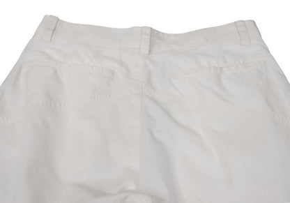 ISSEY MIYAKE MEN Cotton Tuck Design Pants Off-White Size S