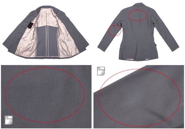 Jean Paul GAULTIER CLASSIQUE Wool Blend Jacket Gray Size 40