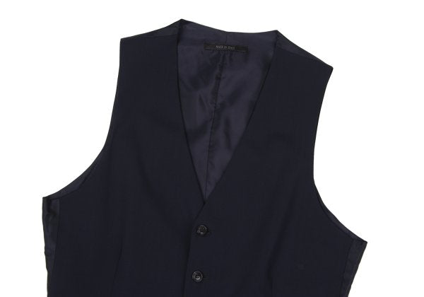GIORGIO ARMANI Vegan Wool Gilet Navy Size 46R