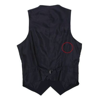 GIORGIO ARMANI Vegan Wool Gilet Navy Size 46R