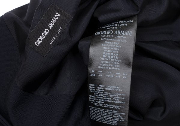 GIORGIO ARMANI Vegan Wool Gilet Navy Size 46R
