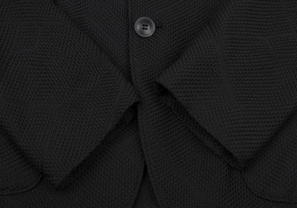EMPORIO ARMANI Geometric Jacquard Jacket Black Size 46