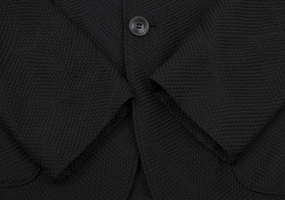 EMPORIO ARMANI Geometric Jacquard Jacket Black Size 46