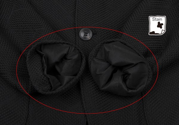 EMPORIO ARMANI Geometric Jacquard Jacket Black Size 46