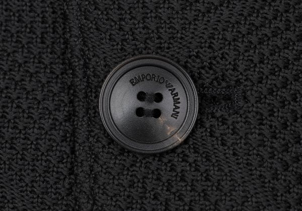 EMPORIO ARMANI Geometric Jacquard Jacket Black Size 46