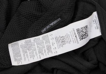 EMPORIO ARMANI Geometric Jacquard Jacket Black Size 46