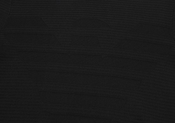 EMPORIO ARMANI Eagle Jacquard Border Sweater Black Size S
