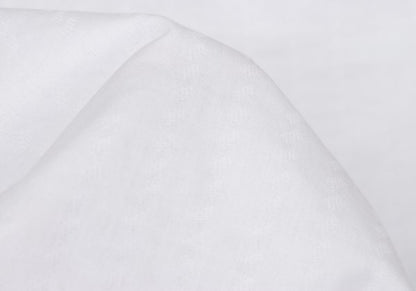 EMPORIO ARMANI Cotton Stripe Band Collar Shirt White Size S