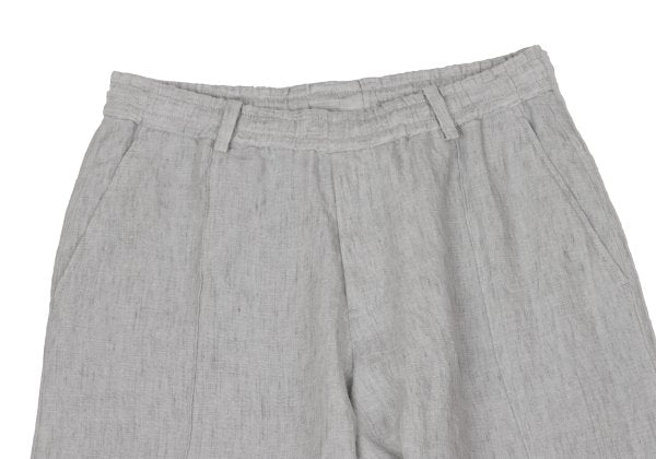 EMPORIO ARMANI Linen Pleated Easy Pants Size 44