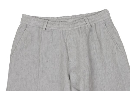 EMPORIO ARMANI Linen Pleated Easy Pants Size 44