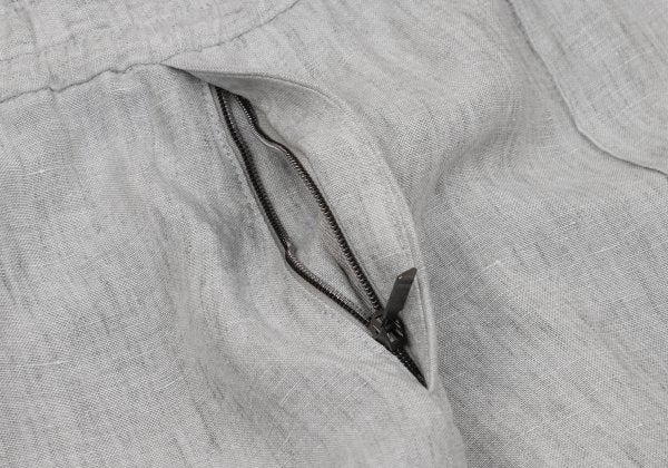 EMPORIO ARMANI Linen Pleated Easy Pants Size 44