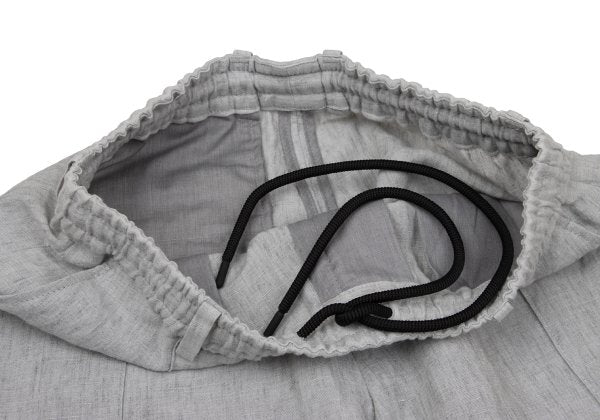 EMPORIO ARMANI Linen Pleated Easy Pants Size 44