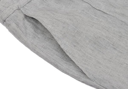 EMPORIO ARMANI Linen Pleated Easy Pants Size 44