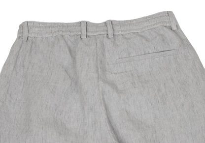 EMPORIO ARMANI Linen Pleated Easy Pants Size 44