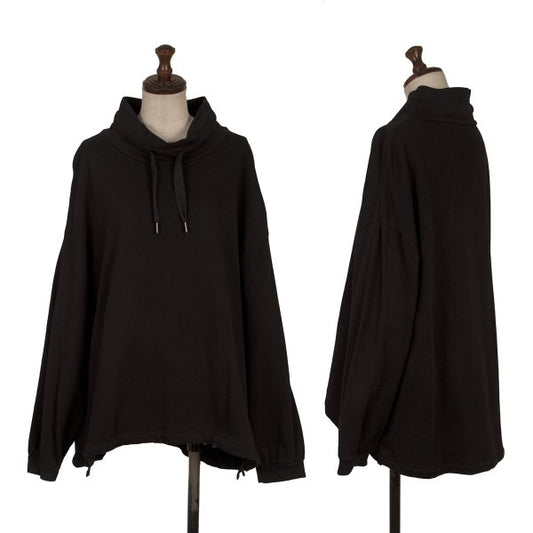 A.T ATSURO TAYAMA Drawcord High Cotton Sweatshirt Size 36