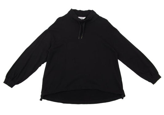 A.T ATSURO TAYAMA Drawcord High Cotton Sweatshirt Size 36