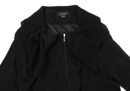 ATSURO TAYAMA Linen Cotton Double Zip Knit Sweater Size 36