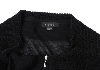 ATSURO TAYAMA Linen Cotton Double Zip Knit Sweater Size 36