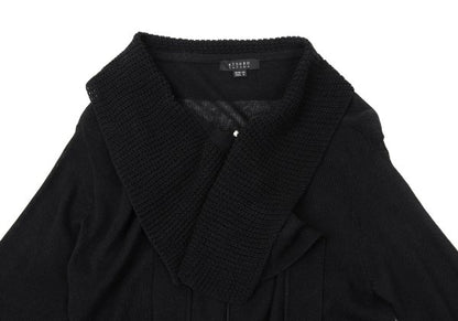 ATSURO TAYAMA Linen Cotton Double Zip Knit Sweater Size 36