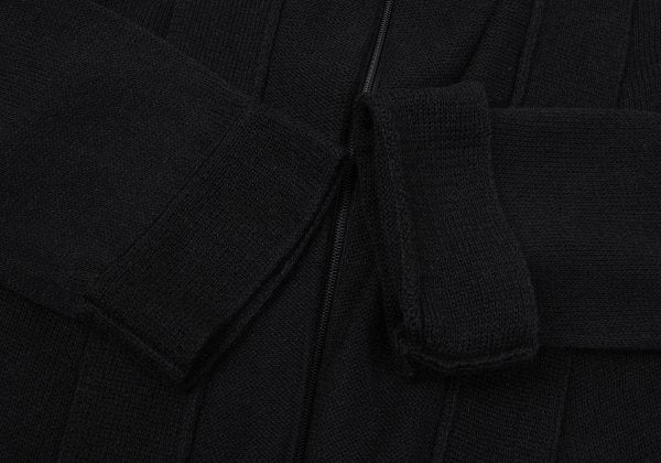 ATSURO TAYAMA Linen Cotton Double Zip Knit Sweater Size 36