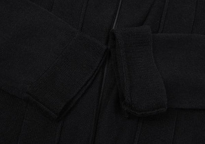 ATSURO TAYAMA Linen Cotton Double Zip Knit Sweater Size 36