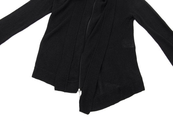 ATSURO TAYAMA Linen Cotton Double Zip Knit Sweater Size 36