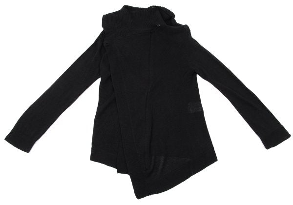 ATSURO TAYAMA Linen Cotton Double Zip Knit Sweater Size 36