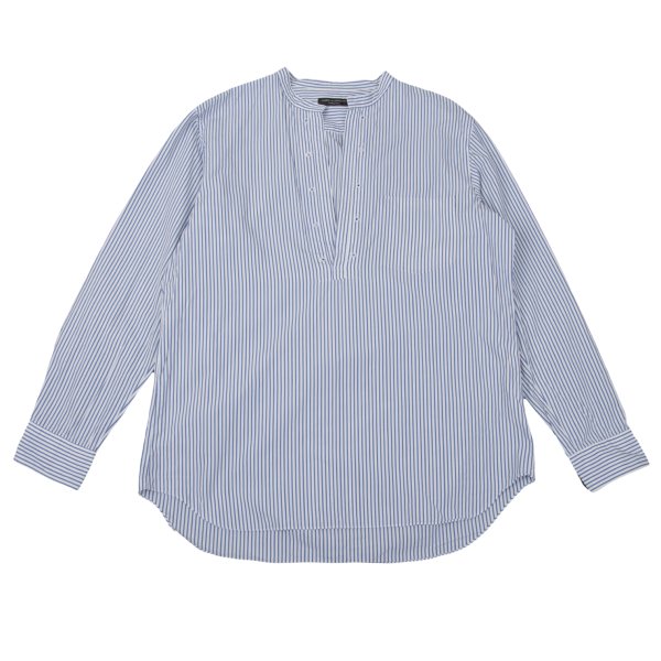 COMME des GARCONS HOMME PLUS Blue White Band Collar Size M