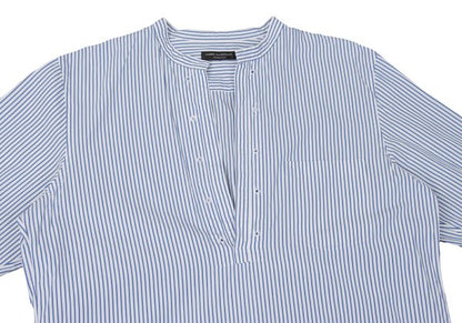 COMME des GARCONS HOMME PLUS Blue White Band Collar Size M