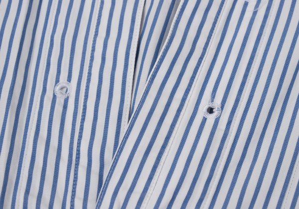COMME des GARCONS HOMME PLUS Blue White Band Collar Size M