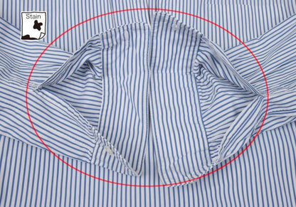 COMME des GARCONS HOMME PLUS Blue White Band Collar Size M