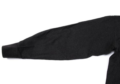 ETRO Wool Stripe Flap Pocket Shirt Charcoal Size 39