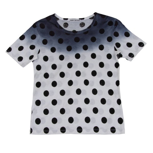 ISSEY MIYAKE Gradation Dot Cotton T-Shirt Size 2