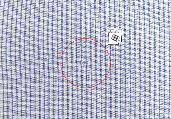 ARMANI COLLEZIONI Cotton Pin Check Long Shirt Blue Size 42