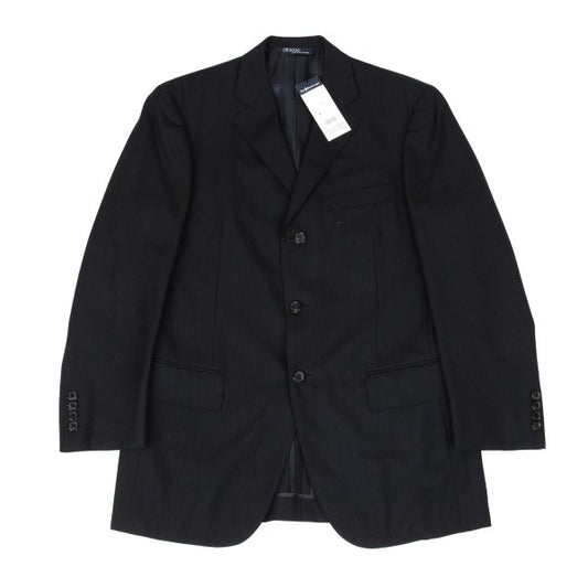 POLO by Ralph Lauren Wool Stripe Blazer Black Size A6