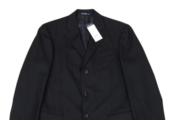 POLO by Ralph Lauren Wool Stripe Blazer Black Size A6