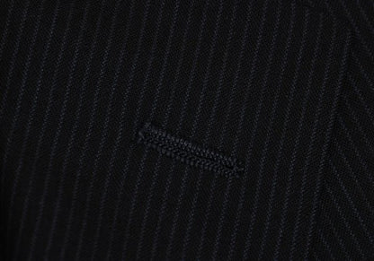 POLO by Ralph Lauren Wool Stripe Blazer Black Size A6