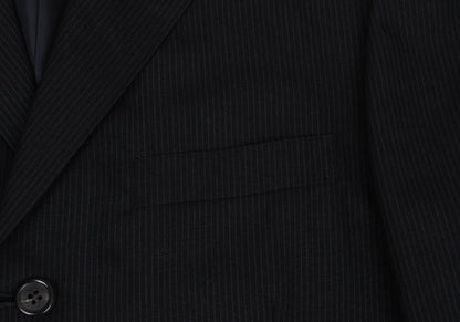 POLO by Ralph Lauren Wool Stripe Blazer Black Size A6