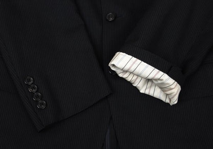POLO by Ralph Lauren Wool Stripe Blazer Black Size A6