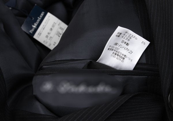 POLO by Ralph Lauren Wool Stripe Blazer Black Size A6
