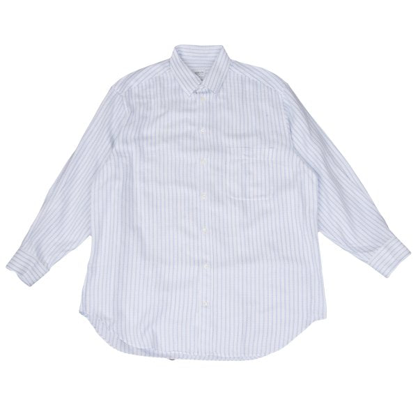 ARMANI COLLEZIONI Stitch Stripe Woven Shirt White Size 42